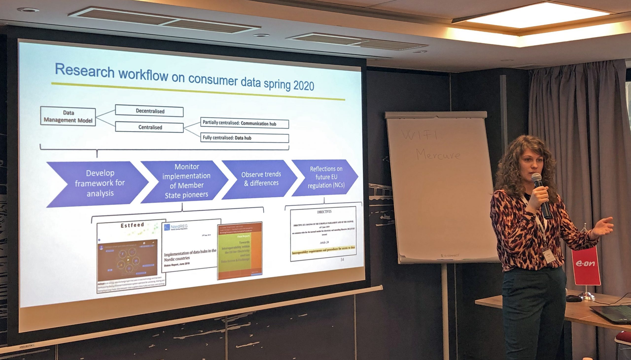 Valerie Reif presenting INTERRFACE