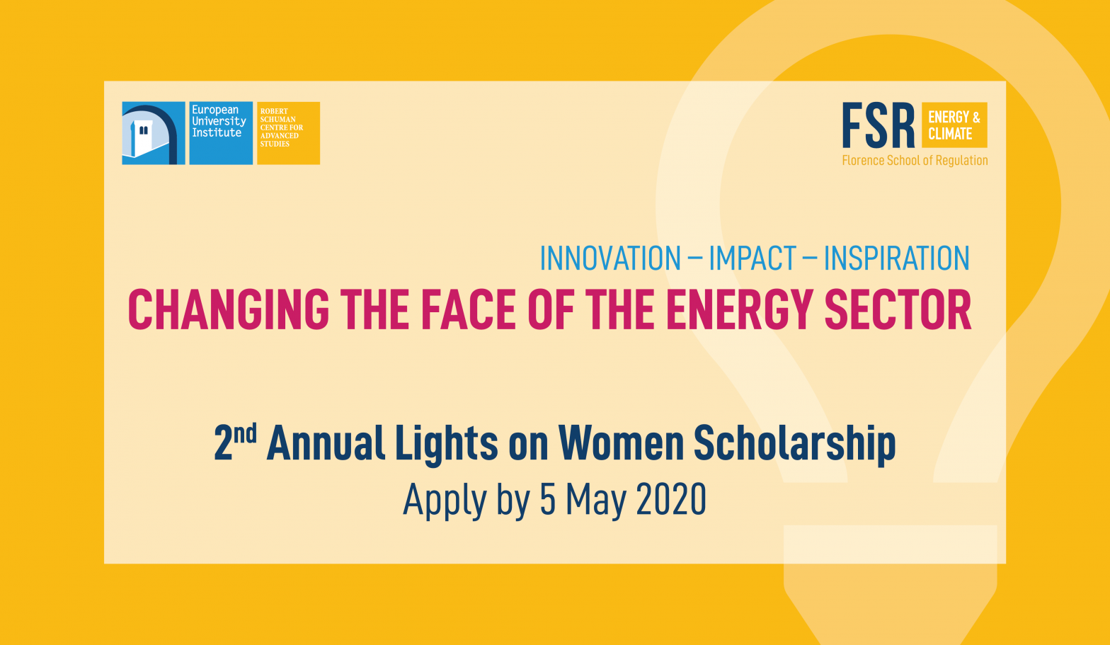 2nd Lights on Women Scholarship