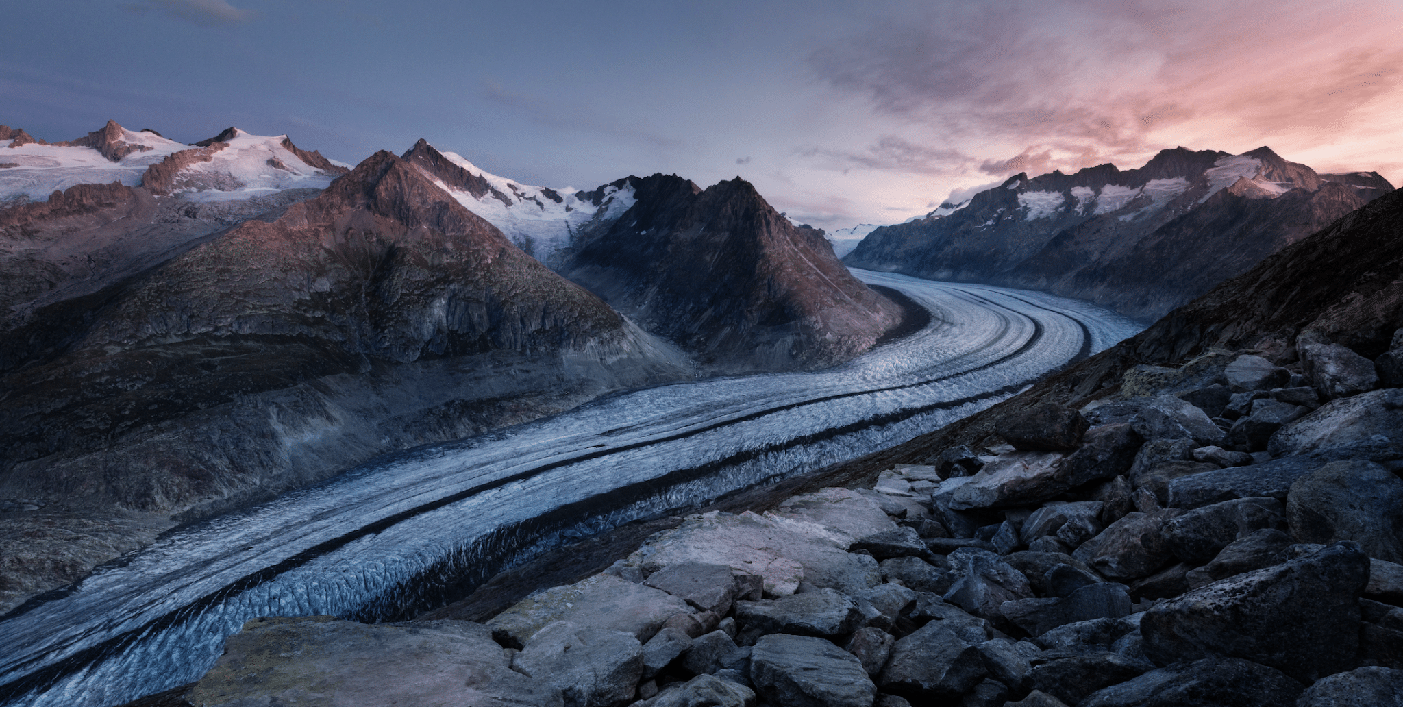 river in the mountains
