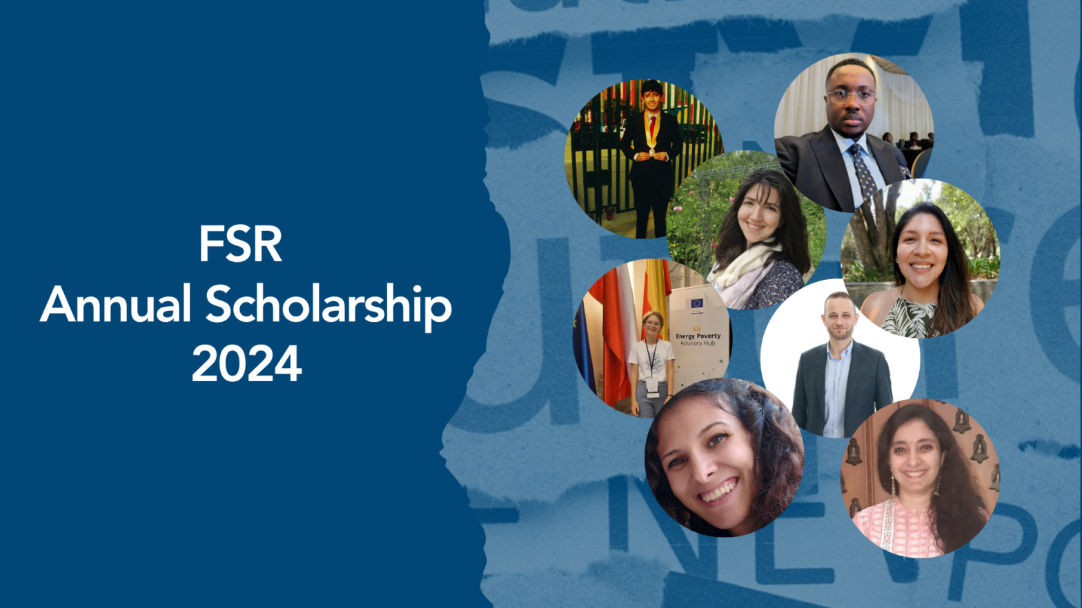 FSR Annual Scholarships 2024: Meet the recipients!