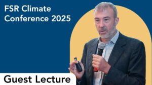 Guest lecture with Massimo Tavoni | FSR Climate Annual Conference 2025